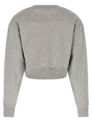 Sudadera gris de algodón