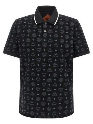Black Cotton Polo Shirt