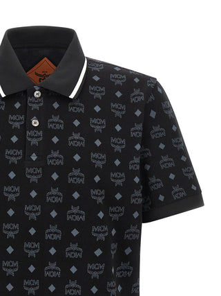 Black Cotton Polo Shirt