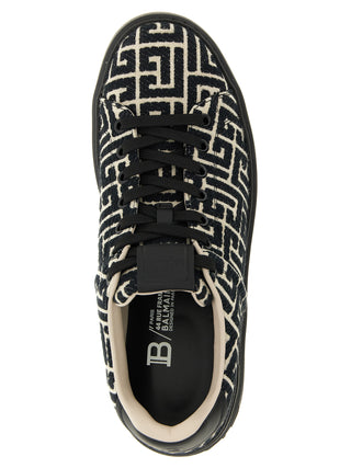 Black Cotton Sneakers