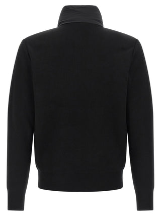 Blue Nylon Cardigan