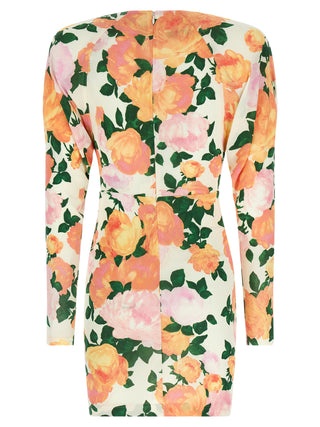 Multicolor Viscose Short Dress