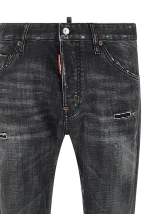 Black Cotton Jeans Denim
