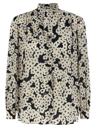 Bicolor Silk Blouse