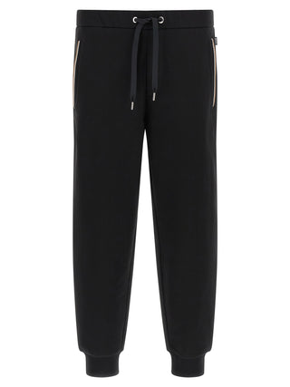 Black Cotton Joggers (Workout Pants)