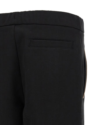 Black Cotton Joggers (Workout Pants)