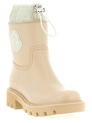 Botines beige de PVC