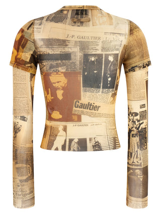 Camiseta multicolor de poliamida