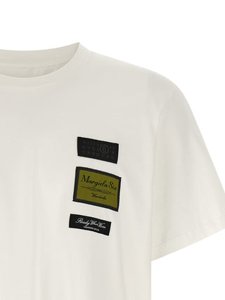Camiseta de algodón blanca