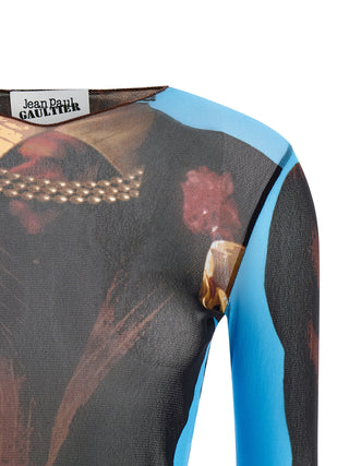 Multicolor Polyamide Dress Shirt