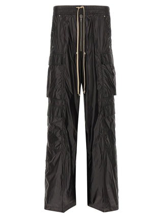 Black Nylon Cargo Pants