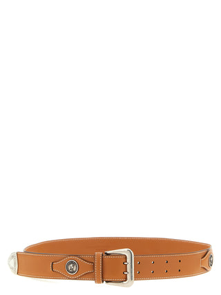 Brown Calfskin Regular Belt