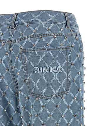 Blue Cotton Jeans Denim