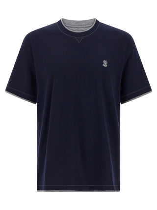 Blue Cotton T-Shirt