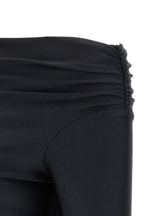 Black Polyamide Tank Tops