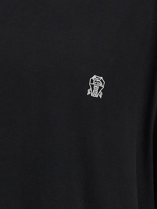 Black Cotton T-Shirt