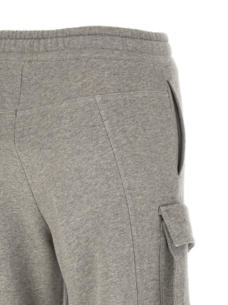 Pantalones cargo de algodón grises