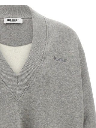 Sudadera gris de algodón