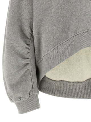 Sudadera gris de algodón