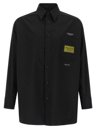 Black Polyester Blouse