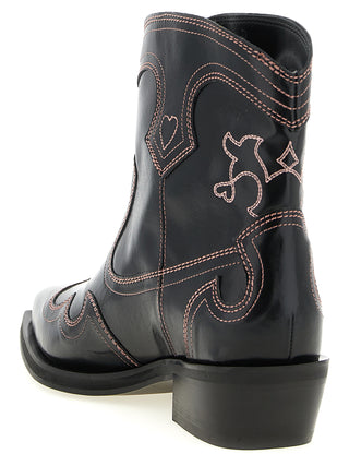 Black Polyethylene Chelsea Boots