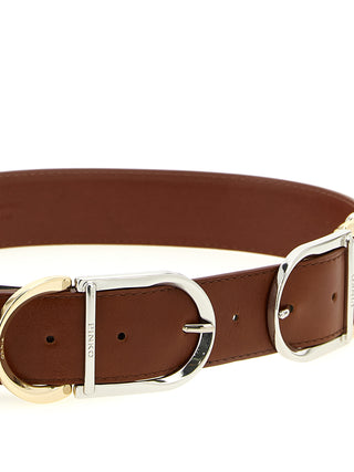 Brown Lamb Leather Regular Belt