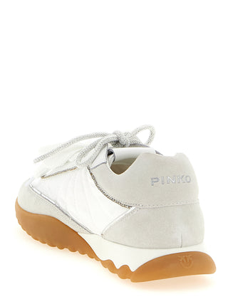 White Calfskin Athletic Sneakers