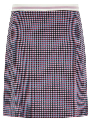 Purple Viscose Long Skirt