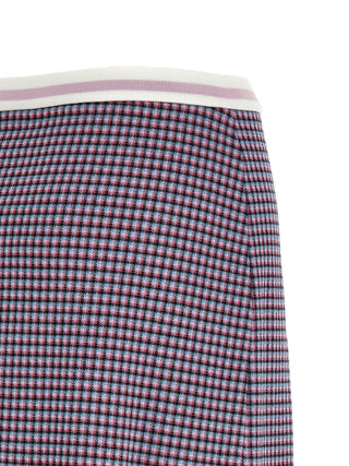 Purple Viscose Long Skirt