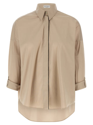 Beige Cotton Blouse