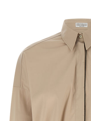 Beige Cotton Blouse