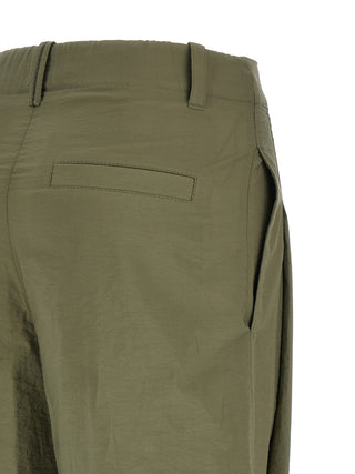 Bicolor Cotton Casual Pants