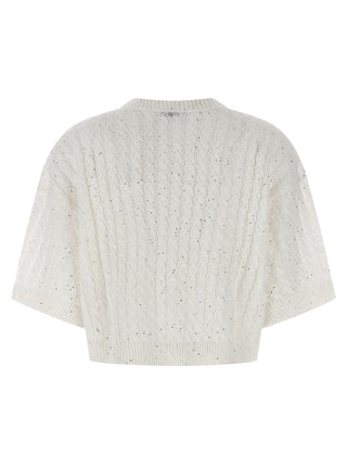 White Linen Cardigan