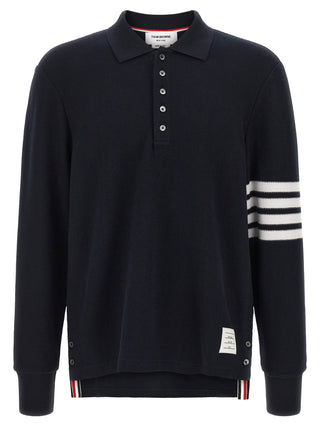 Blue Cotton Polo Shirt