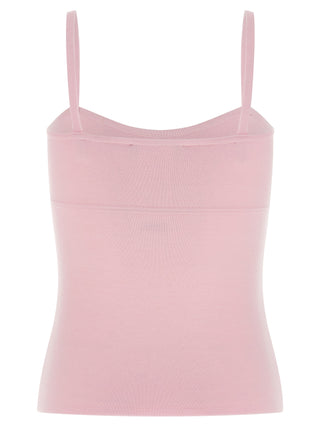 Multicolor Virgin Wool Sleeveles T-Shirt