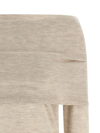 Cárdigan de cachemira beige