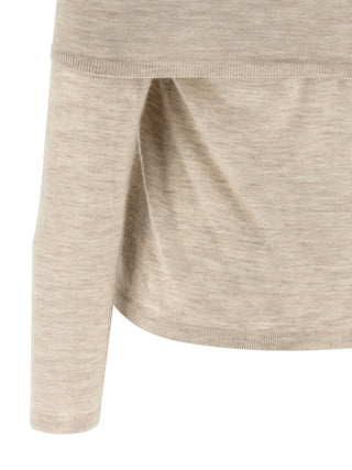 Cárdigan de cachemira beige