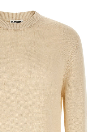 Cárdigan beige de cáñamo