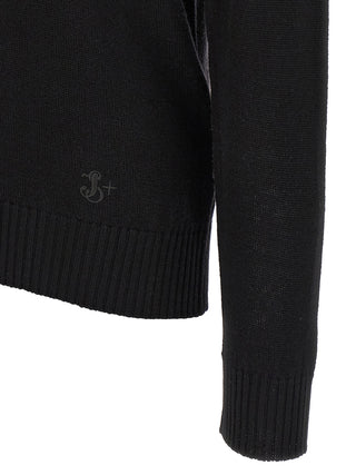 Black Virgin Wool Cardigan