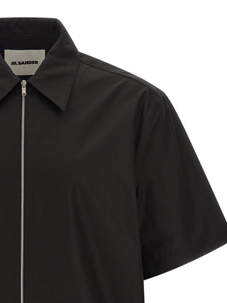 Blusa negra de algodón
