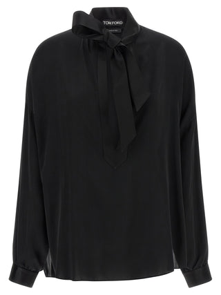 Black Silk Blouse
