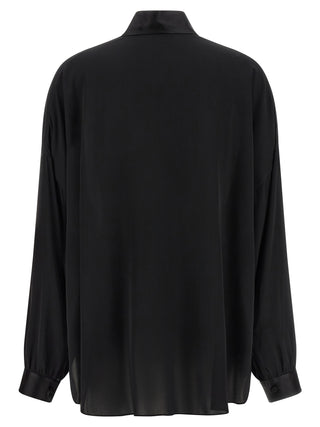 Black Silk Blouse