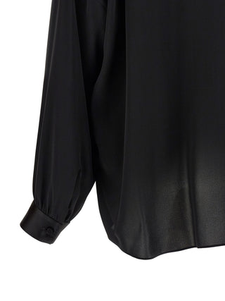 Black Silk Blouse