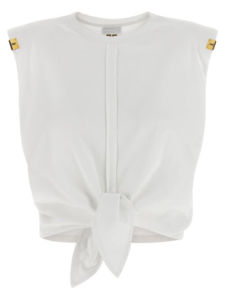 Camiseta sin mangas de algodón blanco