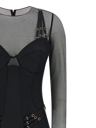 Black Polyamide Jumpsuit