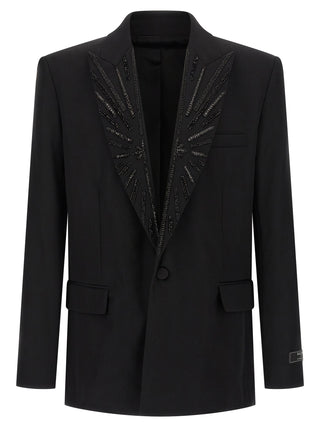 Black Virgin Wool Blazer