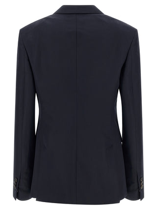 Blue Cotton Blazer