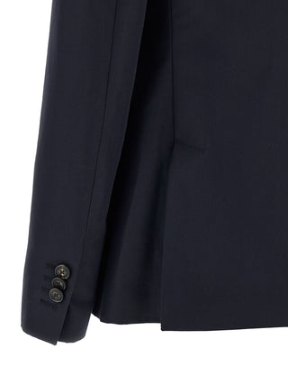 Blue Cotton Blazer