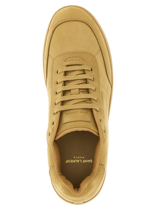 Beige Calfskin Sneakers