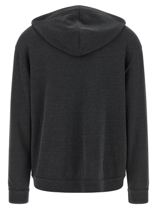 Gray Cotton Hoodie